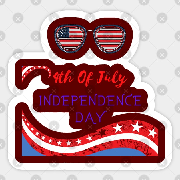 4th of july independence day american flag. Edit Sticker by Kachanan@BoonyaShop